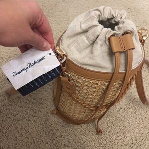 New Tommy Bahama Bucket Crossbody